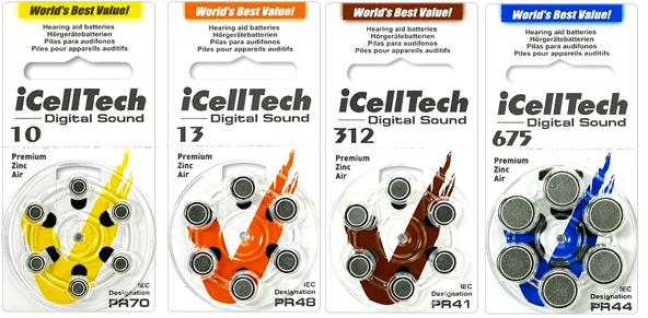 Hearing aid batteries iCella 312